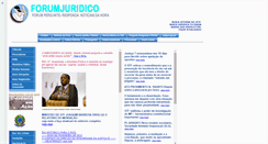 Desktop Screenshot of forumjuridico.com.br