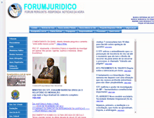 Tablet Screenshot of forumjuridico.com.br