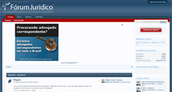 Desktop Screenshot of forumjuridico.org